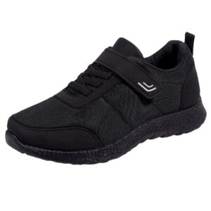 Chaussures de sport casuales en couleur noire solide, neuves pour le printemps et l'automne 2025