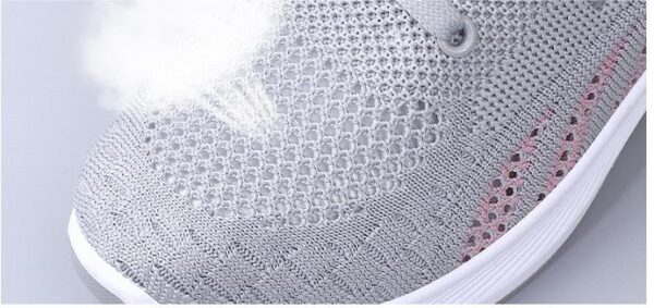 Baskets respirantes à maille volante plate, neuves pour le printemps et l'automne 2025, gris – Image 2
