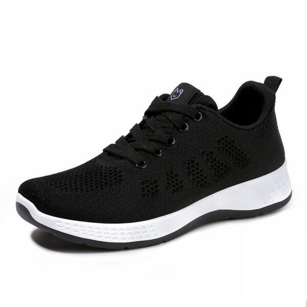 Nouvelles baskets noires pour femmes pour le printemps, l'été et l'automne 2025, respirantes, légères, pour le gymnase, casuales, pour la course, noir