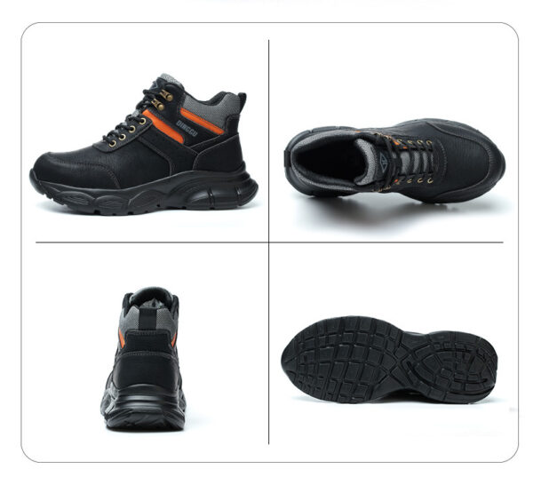 Chaussures De Sécurité Montantes Homme 2025 - Embout Acier Anti-Choc, Légères, Confortables Et Durables Pour Le Travail – Image 3