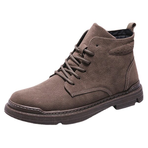 Nouveautés 2025 : Bottes Courtes Homme - Mix Style Coréen Et Britannique Rétro Tendance