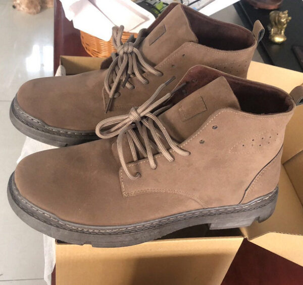 Nouveautés 2025 : Bottes Courtes Homme - Mix Style Coréen Et Britannique Rétro Tendance – Image 4
