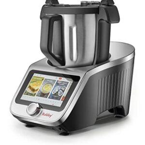 Robot Cuiseur Multifonctions Connecté Avec Bol Xl, Balance Intégrée Et Grand Écran Tactile 750 Recettes ROBICOOK XL : Cuisine et Maison