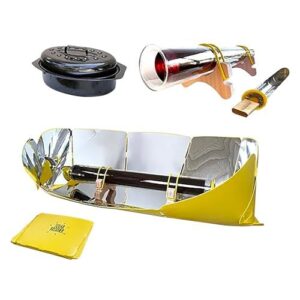 SOLAR BROTHER Four solaire multi cuisson SunGood 360 pour 2 3 personnes Cuisson jusqu'à 240°C Portable Accessoires inclus : Commerce, Industrie et Science
