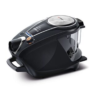 Bosch Electroménager Série 8, BGS7MS64, aspirateur traîneau sans Sac ProSilence, extrêmement Silencieux, Technologie SensorBagless et système de Nettoyage Intelligent du Filtre, Noir : Bricolage