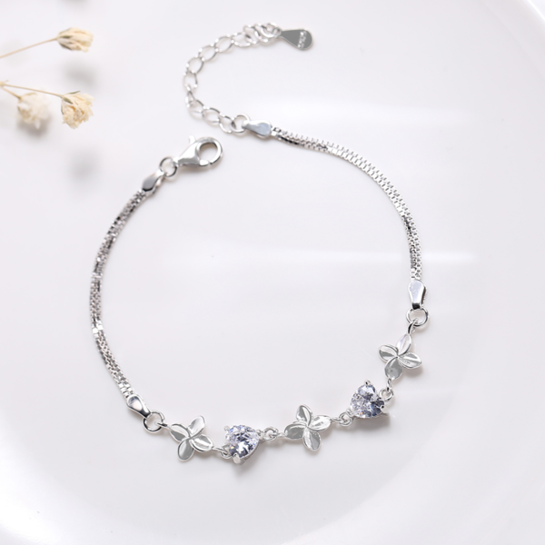 Bracelet "Trèfle à Quatre Feuilles" - Argent Sterling S925 - D001 – Image 2