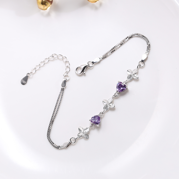 Bracelet "Trèfle à Quatre Feuilles" - Argent Sterling S925 - D001 – Image 3