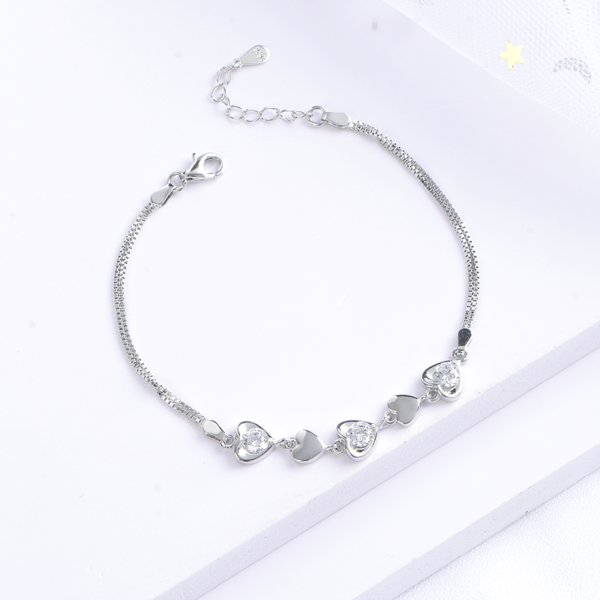 Bracelet "Amour" - Argent Sterling S925 - D002 – Image 2