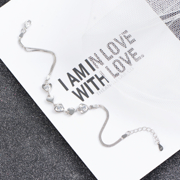 Bracelet "Amour" - Argent Sterling S925 - D002 – Image 3