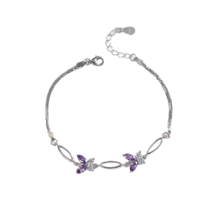 Bracelet "Papillon" - Argent Sterling S925 - D003