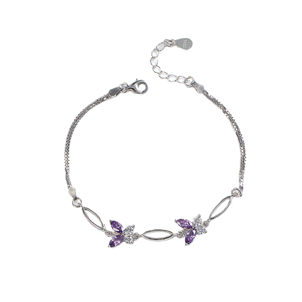 Bracelet "Papillon" - Argent Sterling S925 - D003