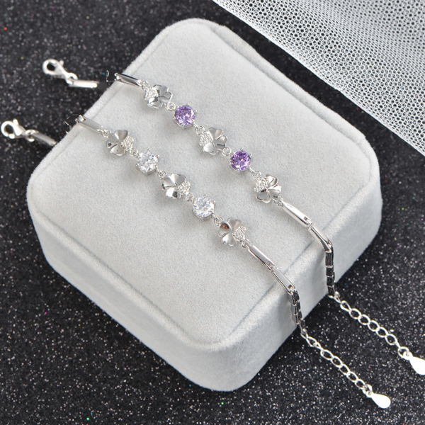 Bracelet "Trèfle à Quatre Feuilles" - Argent Sterling S925 - D004 – Image 3