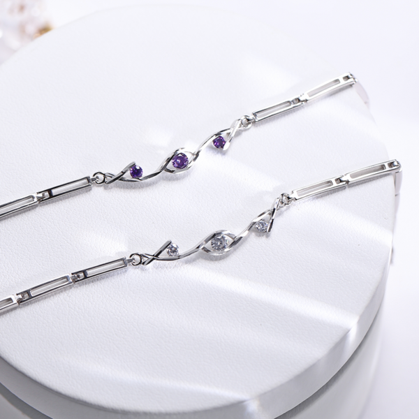 Bracelet "San Sheng III" - Argent Sterling S925 - D005 – Image 3