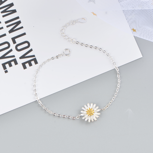 Bracelet "Petite Marguerite" - Argent Sterling S925 - D010 – Image 3