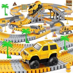 Jouet De Voiture Sur Piste Avec Briques De Construction Pour Enfants