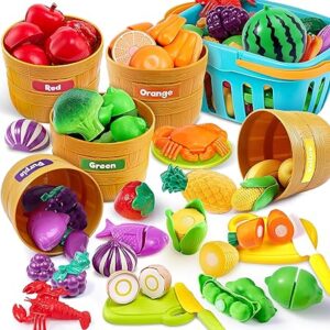 Jeu Éducatif De Tri Par Couleurs "Aliments"