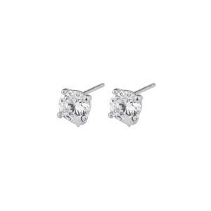 Boucles d'oreilles à clou "4 Griffes" - Argent Sterling S925 - Homme/Femme - B004
