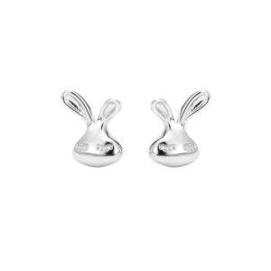 Boucles d'oreilles à clou "Lapin" - Argent Sterling S925 - B020