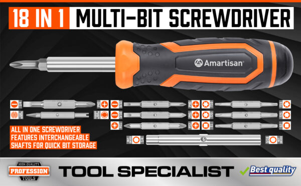 Ensemble D'outils À Tournevis À Plusieurs Têtes, Tournevis Polyvalent Portable – Image 4