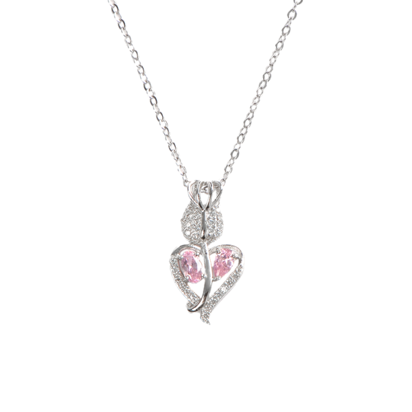 Pendentif "Amour des Roses" - Argent Sterling S925 - A001