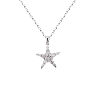 Pendentif Étoile Pentagone - Argent Sterling S925 - A002