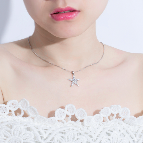 Pendentif Étoile Pentagone - Argent Sterling S925 - A002 – Image 3