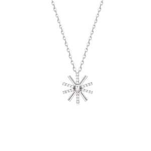 Pendentif Soleil pour Femme - Argent Sterling S925 - A012