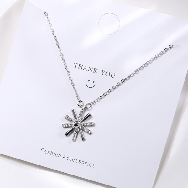 Pendentif Soleil pour Femme - Argent Sterling S925 - A012 – Image 2