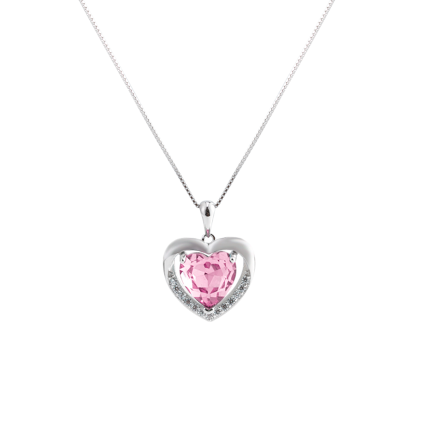 Pendentif Cœur - Argent Sterling S925 - A015