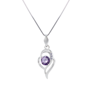 Pendentif simple en argent massif S925 A021