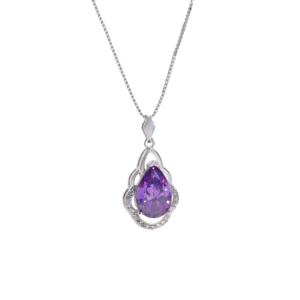Pendentif simple et trendy en argent massif S925 A023