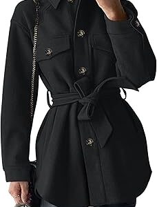 Nouveau Manteau Femme Automne À Boutons Et Ceinture - Veste Pardessus