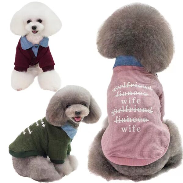 Vêtements d'automne et d'hiver casuals et chauds pour animaux de compagnie, Style : 002 – Image 3