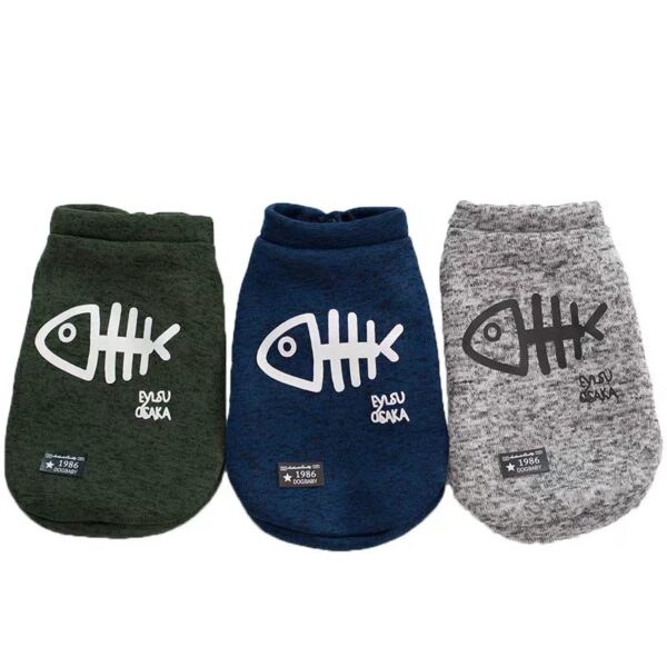 Vêtements d'automne et d'hiver casuals et chauds pour animaux de compagnie, Style : 003 – Image 2