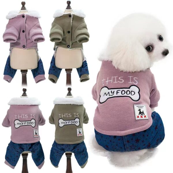 Vêtements d'automne et d'hiver casuals et chauds pour animaux de compagnie, Style : 005