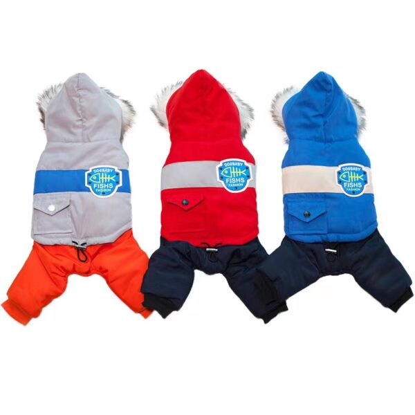Vêtements d'automne et d'hiver casuals et chauds pour animaux de compagnie, Style : 014 – Image 2