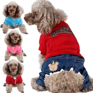 Vêtements d'automne et d'hiver casuals et chauds pour animaux de compagnie, Style : 023
