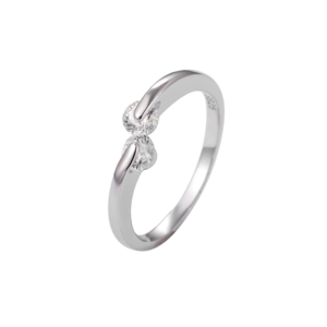 Bague "Double Diamant" - Argent Sterling S925 - C025