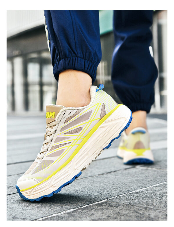 Chaussures De Sport Homme Été - Léger, Amorti, Respirant - Jaune Clair (Outdoor/Décontracté) – Image 3
