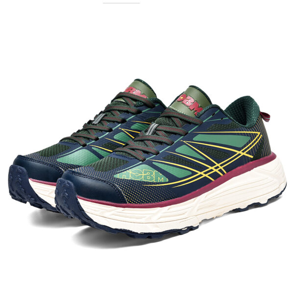 Chaussures De Randonnée Homme Été - Léger, Amorti, Respirant - Marron/Bleu (Sport/Décontracté)
