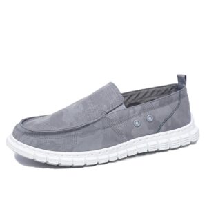 Chaussures En Toile Printemps 2025 - Respirantes, Désodorisantes, Semelle Souple - Gris