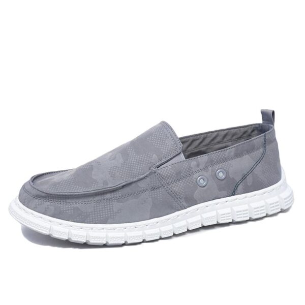 Chaussures En Toile Printemps 2025 - Respirantes, Désodorisantes, Semelle Souple - Gris