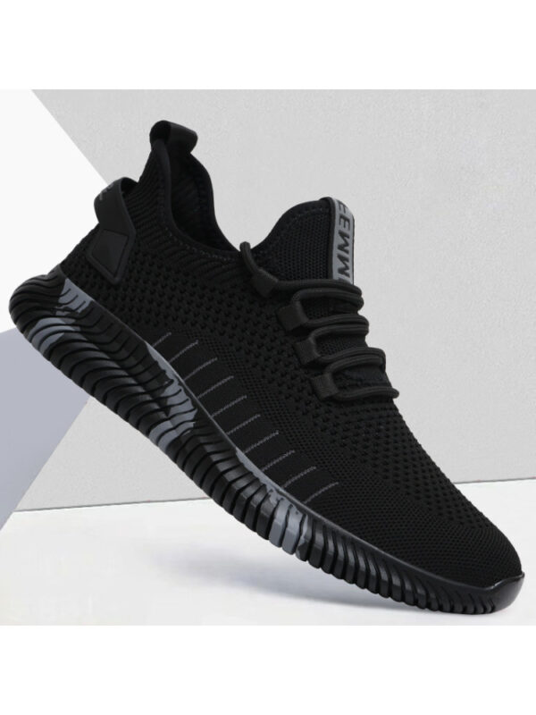 Nouveauté Printemps 2025 : Chaussures Sport Décontractées - Tissu Élastique Léger, Surface En Mesh Respirant, Semelle Souple – Image 3