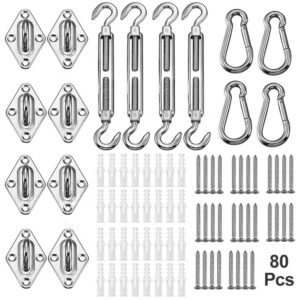 Kit D'équipement En Acier Inoxydable Multifonction Pour Voile De Protection Épaissi