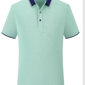 Chemise De Travail D'été, T-Shirt, Manches Courtes, Chemise Polo, Col, Vert Fagière