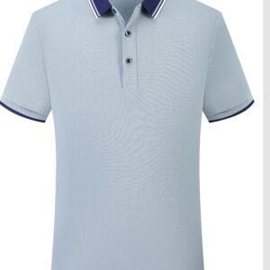 Chemise De Travail D'été, T-Shirt, Manches Courtes, Chemise Polo, Col, Gris