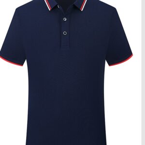 Chemise De Travail D'été, T-Shirt, Manches Courtes, Chemise Polo, Col, Bleu Marine