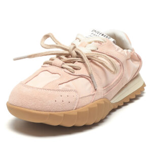 Nouvelles Chaussures D'été Pour Femmes,Surface En Mesh Respirant,Cuir,Chaussures Plates De Sport Décontractées,Couleur Rose
